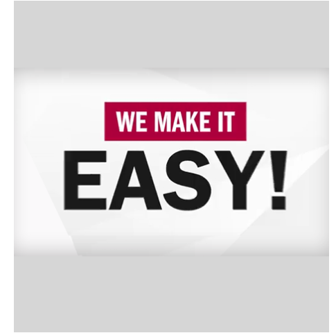 We make it easy