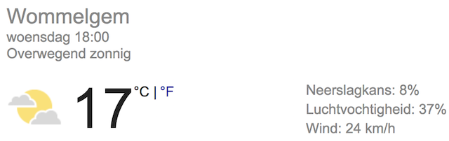 weerbericht