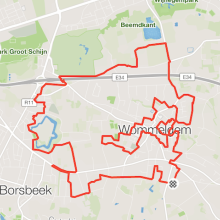 Fietszoektocht 2020 route