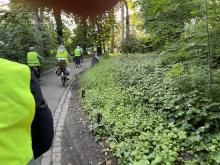groep fietsers